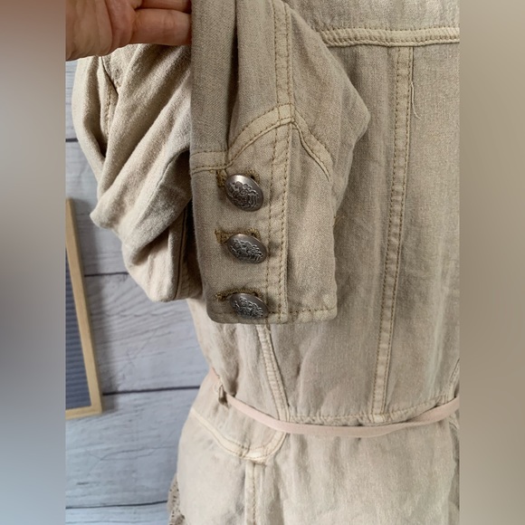 Free People Victorian Boho Neutrals Jacket - Picture 7 of 9
